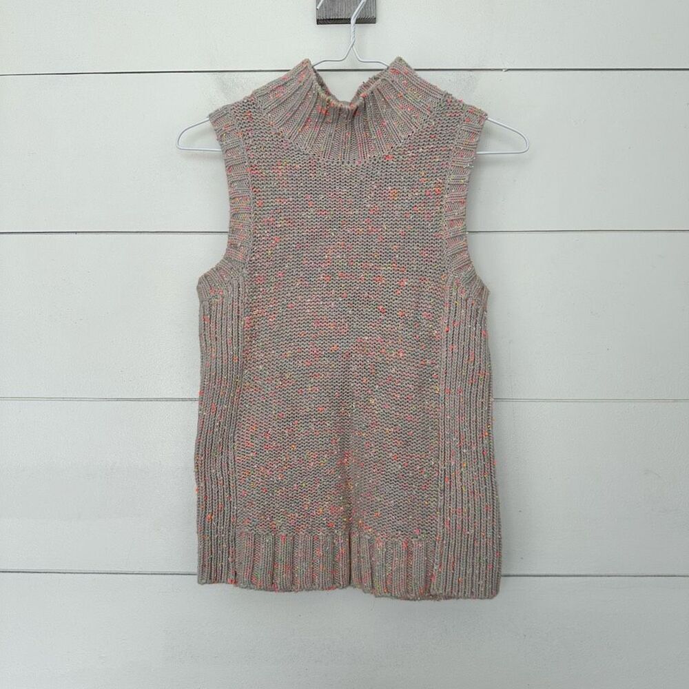 Anthropologie Women’s Small Turtleneck Sweater Top Speckled